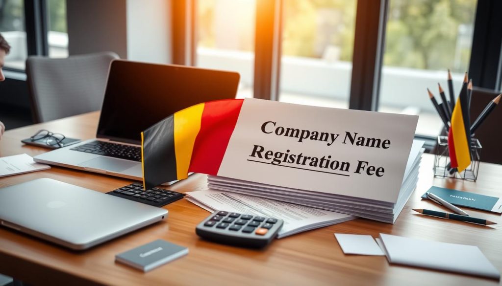 company name registration fees