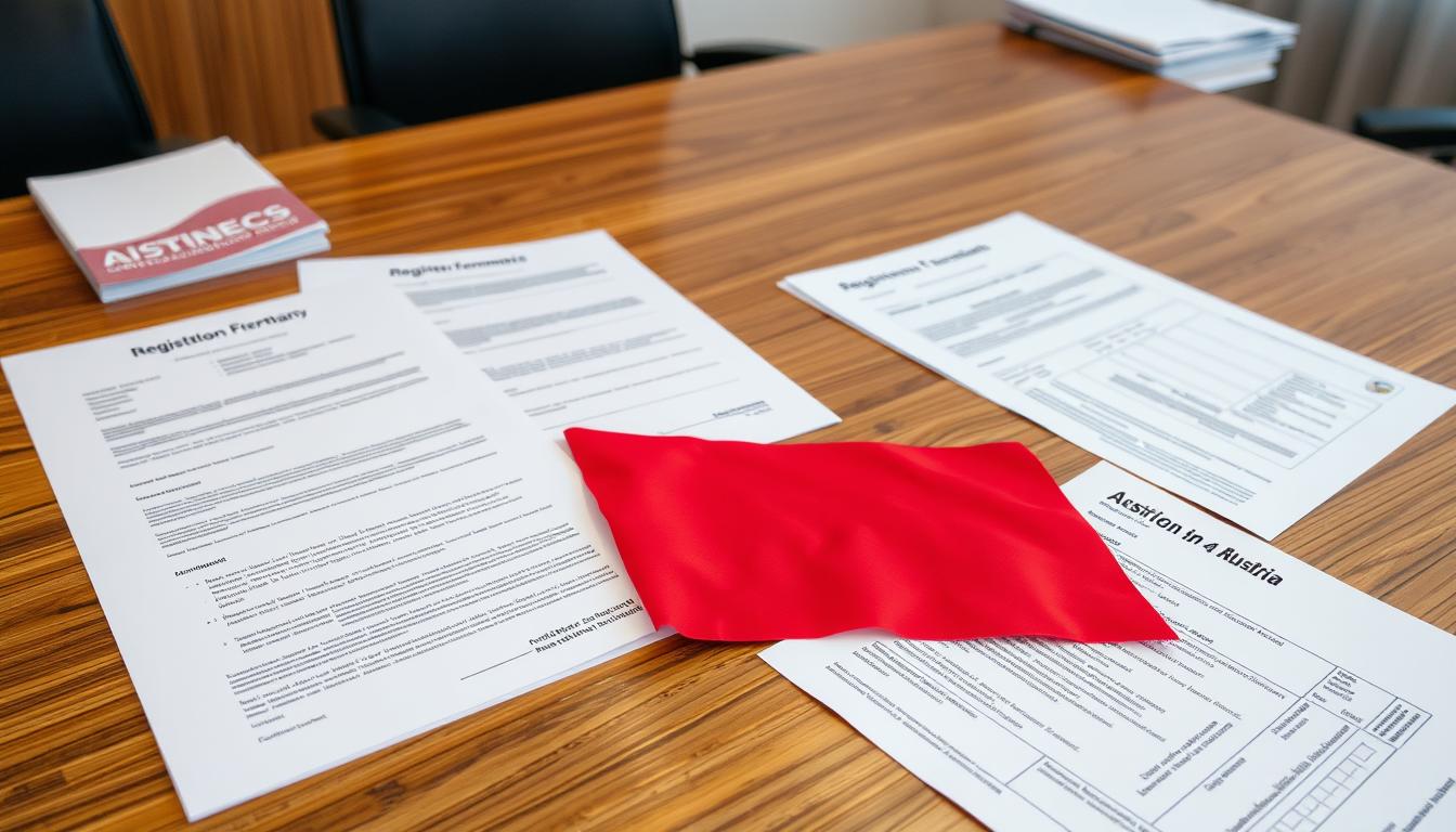 Documents and legal paperwork for starting a film production company in Austria