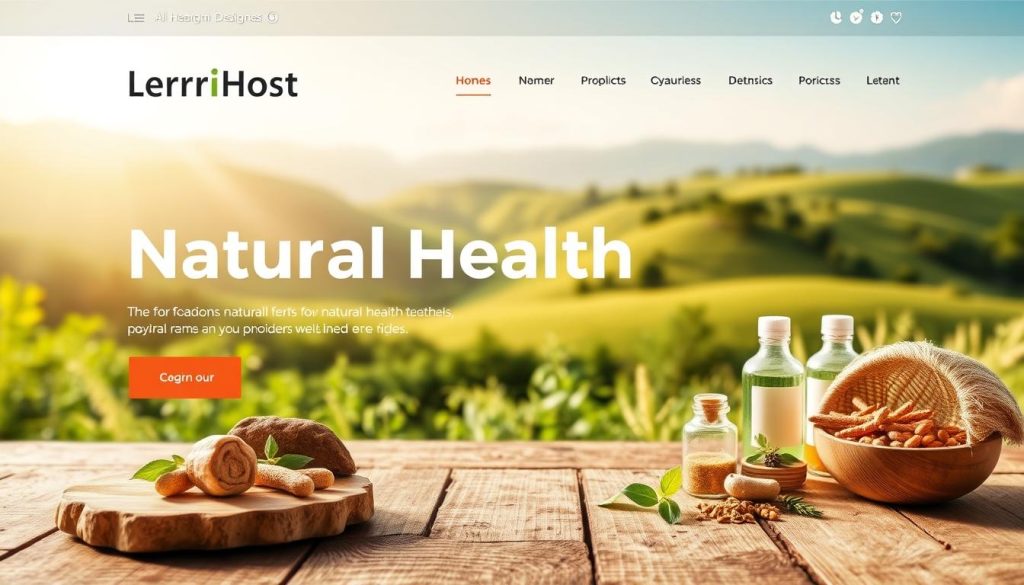 WordPress design for natural health businesses