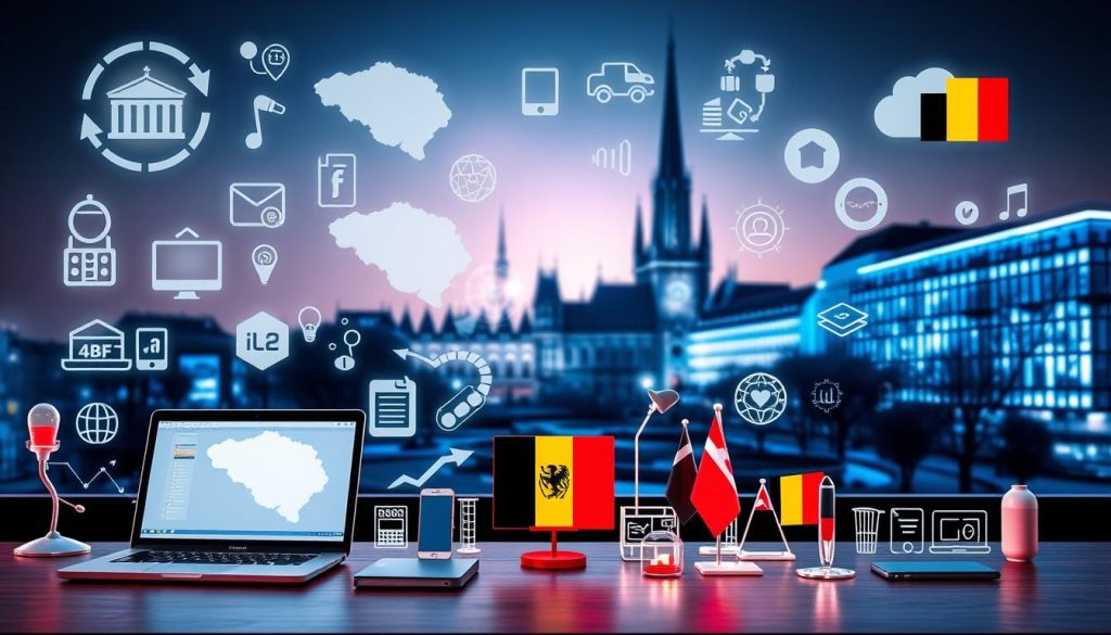 types of digital services in Belgium types of digital services in Belgium